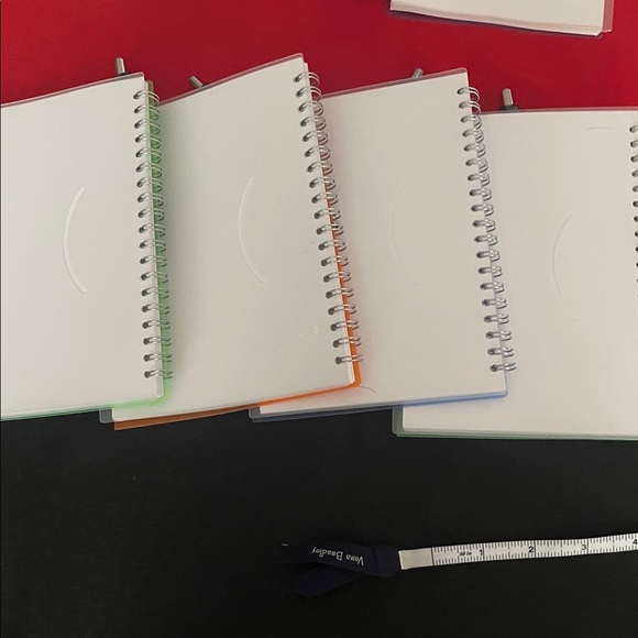 Colorful Spiral Notebooks with Pens, 4 Notepads. 6.5”x 4.5”size - Picture 4 of 6